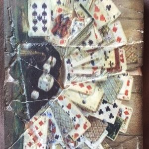 Russian Artist Tile, Cards and Dice (17-167)